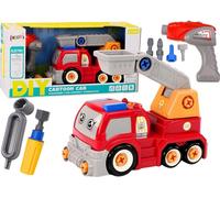 Cartoon Boom Truck à démonter DIY rouge