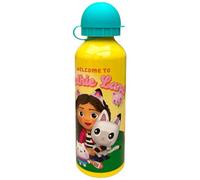 CARTOON Bouteille d'eau pour enfants en aluminium Gabby's Dollhouse 500 ml avec bec verseur