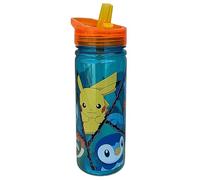 CARTOON Bouteille d'eau Tritan Bulbasaur Squirtle Eevee Meowth avec bec pliable bouteille pour enfants 580 ml sans BPA