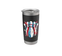 Cartoon Bowling Gobelet isotherme en acier inoxydable double paroi