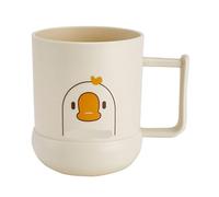 Cartoon Brosse à Dents Tasse Rond Plastique Tasses d'eau Tasses de Brosse à Dents Bathroom Bathroom Essentials for Children Home Bure (L)