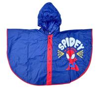 CARTOON Cape de pluie Spidey Marvel imperméable pour enfants coupe-vent, bleu, 5-6 ans