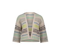 Cartoon Cardigan beige / bleu pastel / menthe / noir, Taille XS