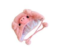 Cartoon Cat Hat - Cute Animal Headwear Costume For Kittens, Pig Chicken Style Soft Plush Bonnet For Small Dogs Rabbits, Pet Dress Up Accessory Party Cap, For Halloween Christmas Festivals