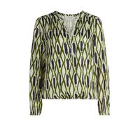 Cartoon Chemisier beige / bleu marine / jaune / olive, Taille M