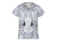 Cartoon Chemisier indigo / bleu pastel / blanc, Taille XS