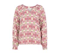 Cartoon Chemisier jaune / mélange de couleurs / rose, Taille XXL