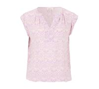 Cartoon Chemisier jaune / rose ancienne, Taille XXL