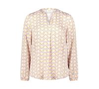 Cartoon Chemisier pour Femme, Bleu/Abricot, 42