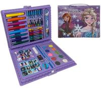 CARTOON Coffret couleur Frozen 2 Disney pour enfants set 65 pièces de couleurs et papeterie kit dessin et peinture