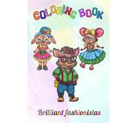 Cartoon coloring book with color samples for children 5 - 10 years old. cute baby animals.: Greate gift for children.