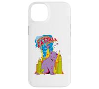 Cartoon Comics Cat The Catzilla Kitten Funny Meme Cat Lovers Coque pour iPhone 14 Plus