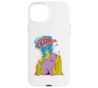 Cartoon Comics Cat The Catzilla Kitten Funny Meme Cat Lovers Coque pour iPhone 15 Plus