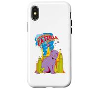 Cartoon Comics Cat The Catzilla Kitten Funny Meme Cat Lovers Coque pour iPhone X/XS