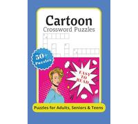Cartoon Crossword Puzzles: Crossword Puzzles with Easy to Read Print about Cartoons Shows, Cartoon Movies, Cartoon Characters, and More | 6x9 inches, ... Gifts for Vacations, Holidays and Relaxation