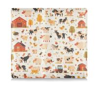 Cartoon Cute Color Zoo Cuir Toursuit Porte-carte d'immatriculation et d'assurance pour camion Accessoires pour permis de conduire, cartes et documents essentiels