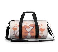 Cartoon Dinosaurs79dd1a20-007d-11ef-8e6d-d148611795c7 Sac de voyage pour homme et femme avec compartiment à chaussures, poche humide, style 45 cm/22,9 cm/22,9 cm, Style :, 17.7in/9in/9in