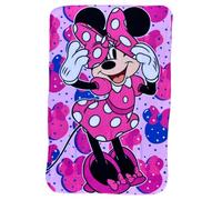 CARTOON Disney Couverture Minnie pour Enfants, 100 x 150 cm, Couverture en Polaire, 100 % Polyester Doux, 210 g/m²