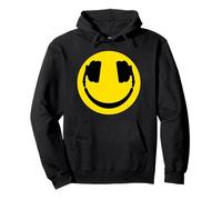 Cartoon DJ Casque Audio Visage Souriant Sweat à Capuche