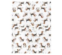 Cartoon Dog Housse de siège auto pour bébé Blanc Accès latéral ouvert | Housse de poussette, drapé à levage rapide, accès rapide, facile à emballer pour les visites chez le médecin