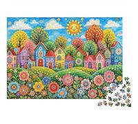 Cartoon Drawing Puzzle for Adultes 1000Pièces Recyclable Illustration Senior Puzzles Impossible Dur Difficile Stimulant Relieve Senile Dementia Activity 52x38cm/1000pcs