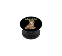 Cartoon Eastern Wolf Race Animal Lover Cute Wolves PopSockets PopGrip Adhésif