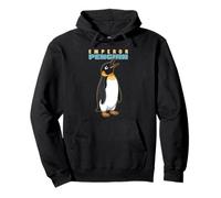 Cartoon Empereur Pingouin Race Animal Lover Cute Pingouins Sweat à Capuche