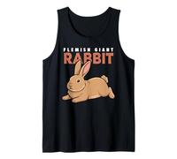 Cartoon Flamand Giant Rabbit Lover Cute Lapins Débardeur