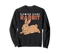 Cartoon Flamand Giant Rabbit Lover Cute Lapins Sweatshirt