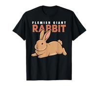 Cartoon Flamand Giant Rabbit Lover Cute Lapins T-Shirt