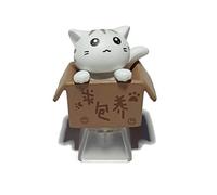 Cartoon For Anime Keycap Fit For MX Mechanical Keyboard Bottom Backlight Keycap Keyboard Replacement Accessory White Rubber Keycaps