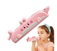 Cartoon Harmonica, Animal Design Musical 7,48 x 2,17 po Washable Toddler, Educationals Whistle Instrument, Educational Harmonicas For Travel and Beginner Boys and Girls