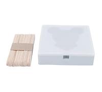 Cartoon Ice Cream Forms | BPA - Silicone for Homemade Ice Cream/Yogurt/Fruit Pops | 20 Wooden Sticks & Lid, Simple to Maintain (Rat)