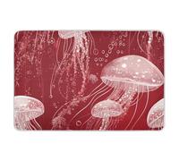 Cartoon Jellyfish - Alèses de matelas réutilisables pour tout-petits - Tapis à langer très absorbant - Tapis à langer étanche à séchage rapide pour tout-petits - 132,1 x 86,4 cm (L x l)