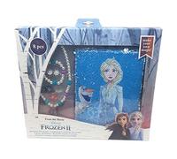 CARTOON Journal secret enfant avec accessoires Frozen II Disney Elsa Journal à paillettes réversibles Bijoux fantaisie