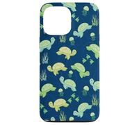 Cartoon Kawaii Womens Girls Kids Sea Turtle Lover Pattern Coque pour iPhone 13 Pro Max