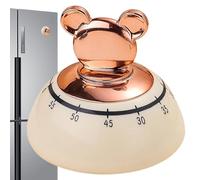 Cartoon Kitchen Timer - Bear Manual Countdown Clock, Decorative Timer for Cooking, Reading, Study, Home, Classroom, and School Desk Accessory, Fun Functional Tool for Time Management and Daily Tasks