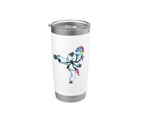 Cartoon Licorne fait Tang Soo Do Gobelet isotherme en acier inoxydable double paroi