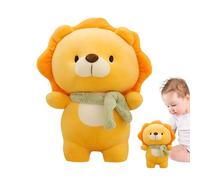 Cartoon Lion Plush - 23cm de jouet d'animal en peluche, Ami oreiller Huggable Super Soft | Adorable Lion Doll Gift for Children Girls Boys, Bedtime Pal, Durable Family Home Decor, Primed Safe