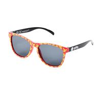 CARTOON Lunettes de soleil rectangulaires pour enfant Pikachu UV400 Cat.3, verres acryliques, monture en polycarbonate léger, rouge/noir, design Pokémon avec Poké Ball, idée cadeau pour enfants