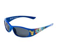 CARTOON Lunettes de soleil sport pour enfant Pikachu Bulbasaur & Squirtle UV400 Cat.3 verres acryliques monture polycarbonate bleu enveloppant idée cadeau Pokémon