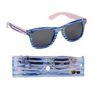 CARTOON Lunettes de soleil Stitch et Angel pour fille Verres miroir UV400 Cat.3 Protection UVA/B/C Monture légère Disney Étui inclus Idée cadeau, Angel Lila