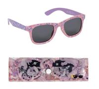 CARTOON Lunettes de soleil Stitch et Angel pour fille Verres miroir UV400 Cat.3 Protection UVA/B/C Monture légère Disney Étui inclus Idée cadeau, Ange rose
