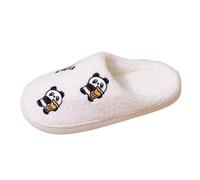 Cartoon Mignon Chaussons d'intérieur - Hiver Doux Chaud Peluche Home Shoes - Pantoufles Unisexe Emoji pour Les Femmes Ados Adultes Garçons et Filles