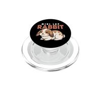 Cartoon Mini Lop Rabbit Lover Animal Lover Cute Lapins PopSockets PopGrip pour MagSafe