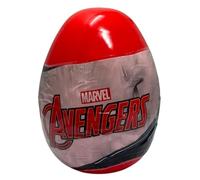 CARTOON Mini oeuf avec surprise 5 pièces Oeuf avec accessoires de papeterie couleurs et dessins pour enfants, Avengers, 7 x 7 x 10 cm, Loisirs