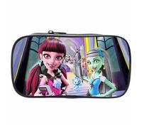 Cartoon Monsters High Trousse à crayons portable pour enfant Motif monstres, C, L24*W7*H11cm / 9.4*2.7*4.3inch, Classique