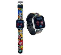 CARTOON Montre-bracelet numérique écran led, bracelet en silicone pour enfants, Sonic (2)