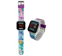 CARTOON Montre-bracelet numérique écran led, bracelet en silicone pour enfants, Stitch E Angel, bracelet