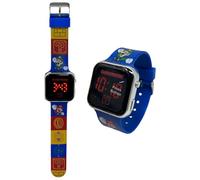 CARTOON Montre de poignet numérique, écran LED, bracelet en silicone, pour enfants